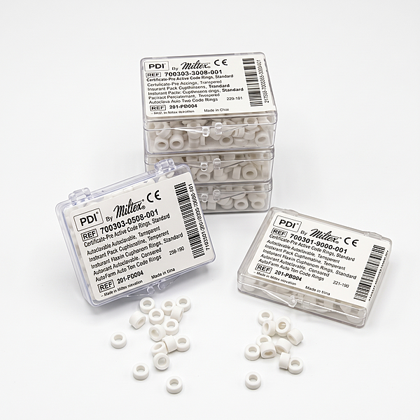 Color Code Rings - Miltex White (Small)