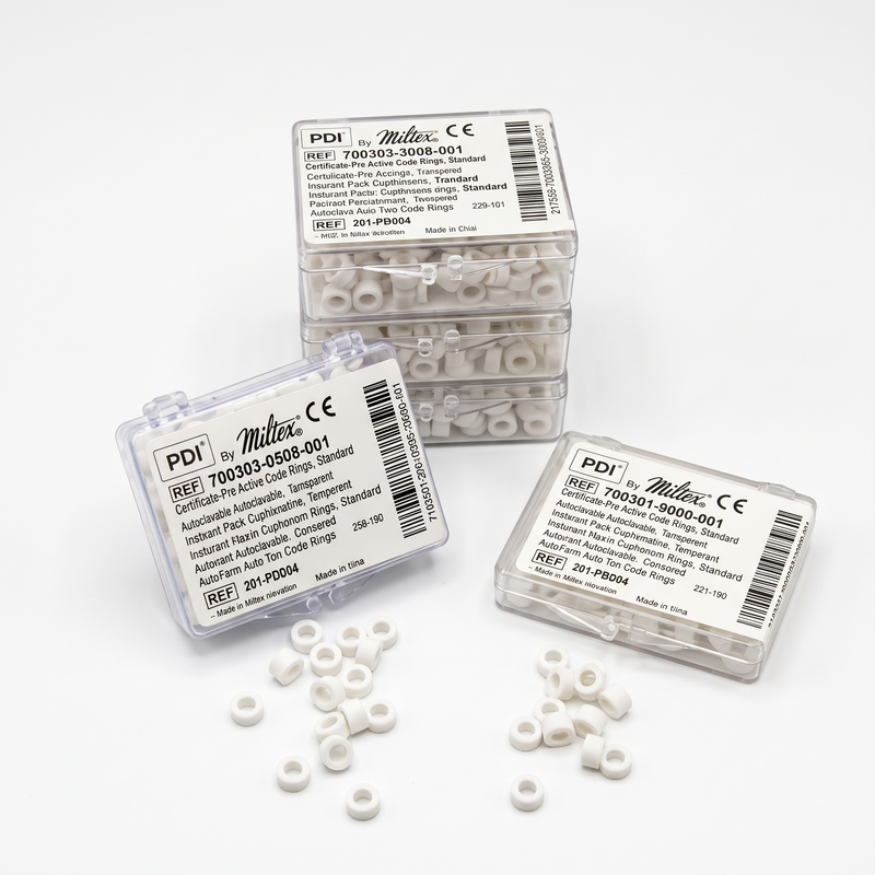 Color Code Rings - Miltex White (Small)