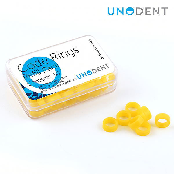 UnoDent Large Code Rings Yellow