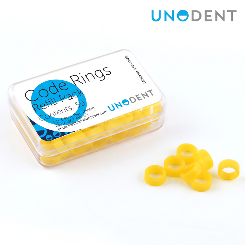 UnoDent Large Code Rings Yellow