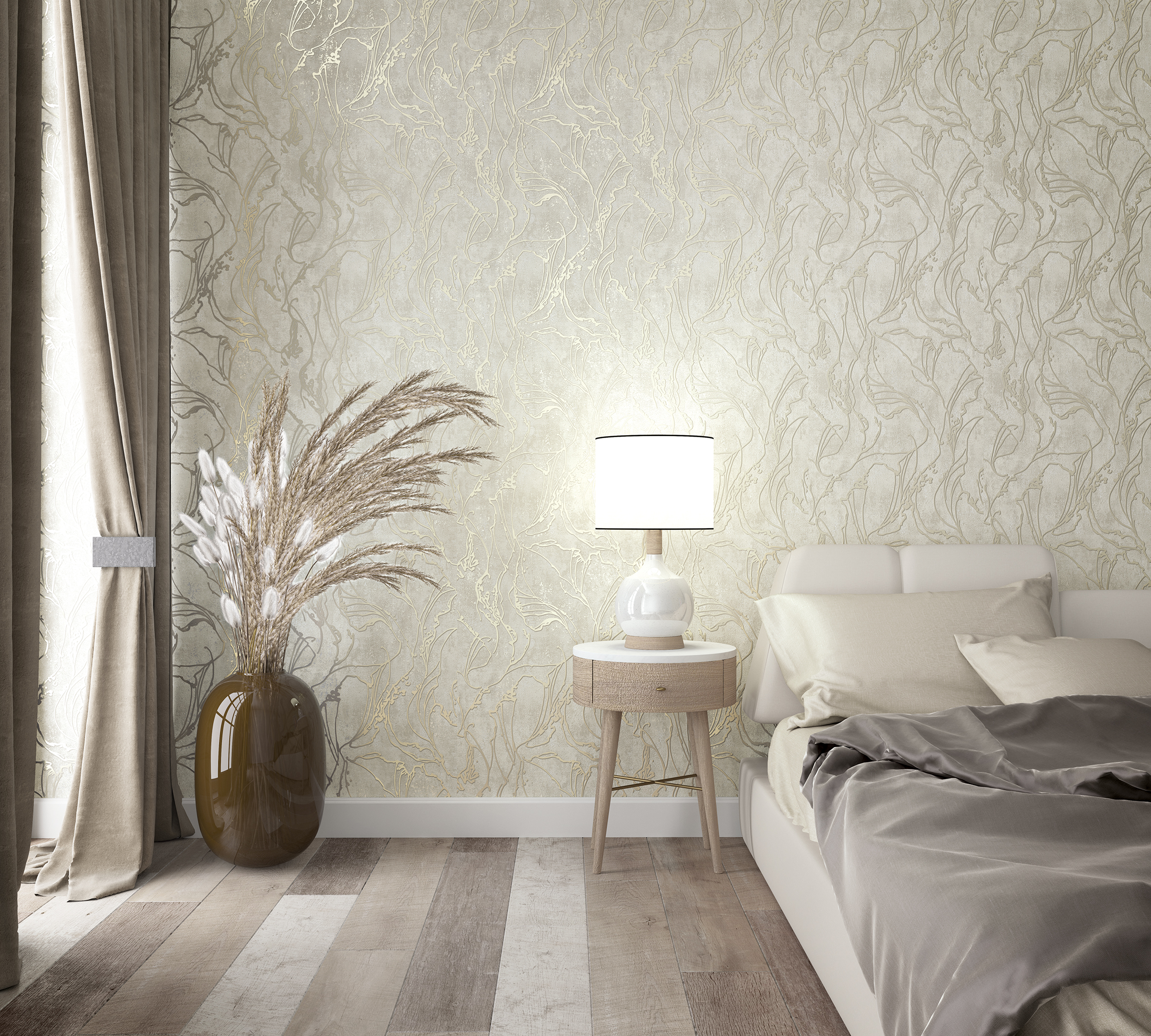 34252 Wallpaper City Glow