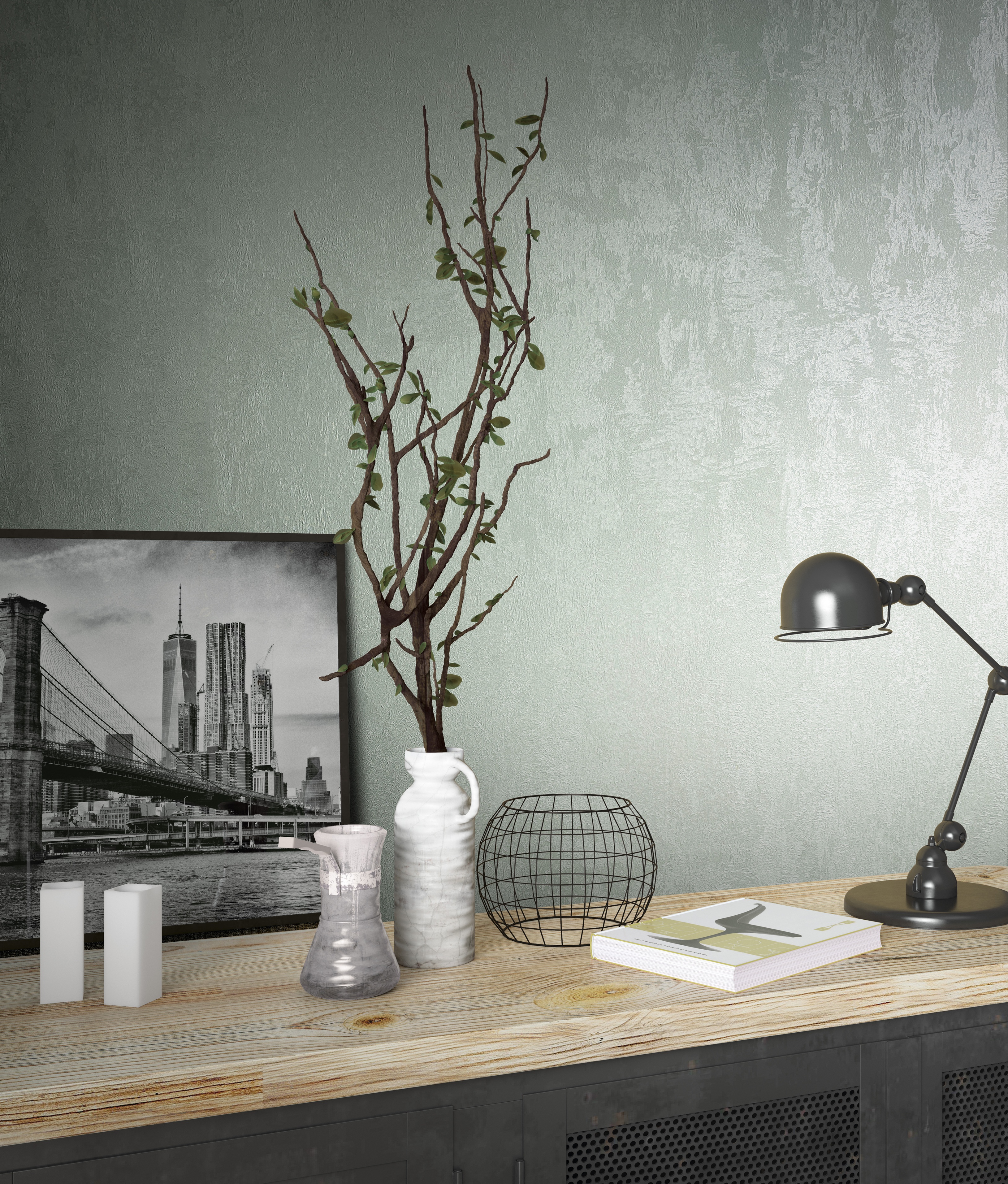 34273 Wallpaper City Glow