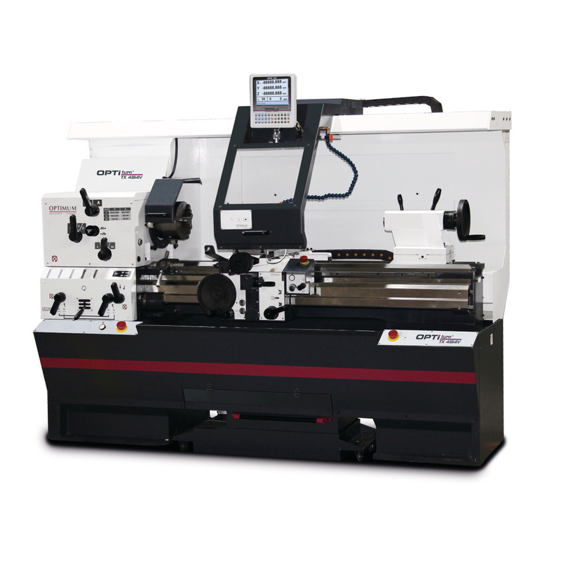 OPTIMUM OPTIturn TX 4814V – Precision Center Lathe And Draw Spindle Lathe