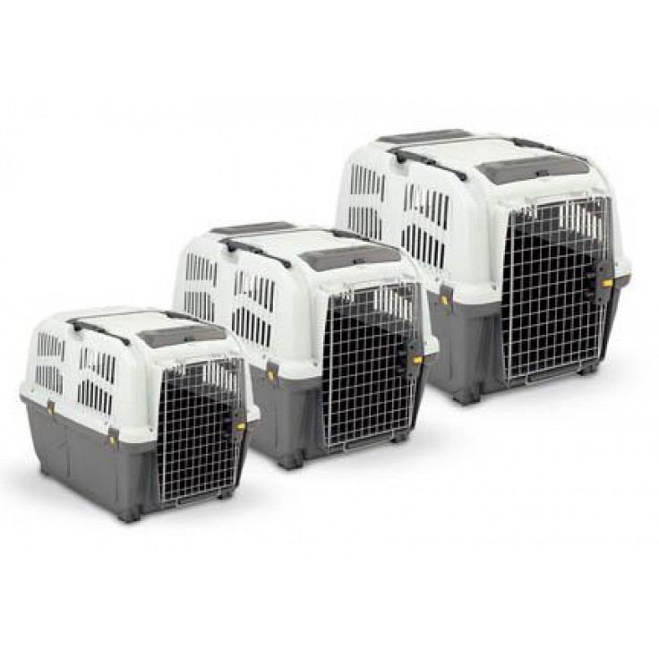 MPS2 TRAVEL CRATE SKUDO 4 IATA L68 X W48 X H51CM - M GREY MPS2 TRAVEL CRATE SKUDO 4 IATA L68 X W48 X H51CM - M GREY