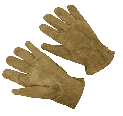 Split driver,crem color,keystone thumb,leather hemmed