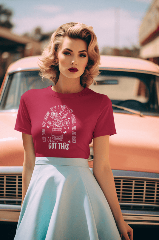 Keep Going, Keep Growing – You Got This Floral Tee