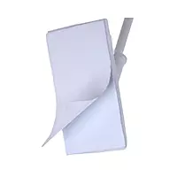 White flag pole 35cm
