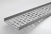 CANFORD PLASTIC CABLE TRAY 105mm, 2 metre length, black CANFORD PLASTIC CABLE TRAY 105mm, 2 metre length, black