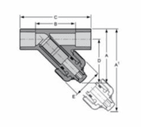 Spears, YS22P8-012, STANDARD LINE STRAINER