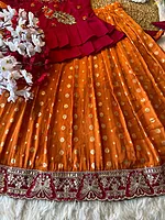 P700: Beautiful Banarasi Silk Lehanga Sets P700: Beautiful Banarasi Silk Lehanga Sets