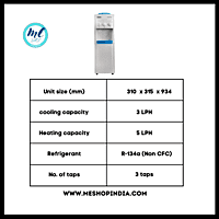 Specification of Usha Instafresh Standing Water Dispenser. Specification of Usha Instafresh Standing Water Dispenser.