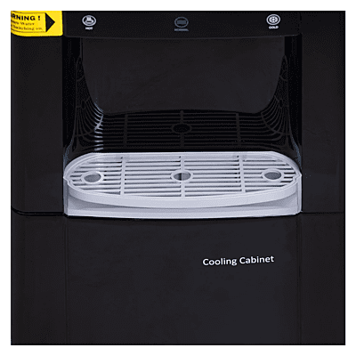 Blue Star BWD3FMRGA- Black Water Dispenser available in three water options: Hot/Cold and Normal