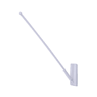 White flag pole 35cm