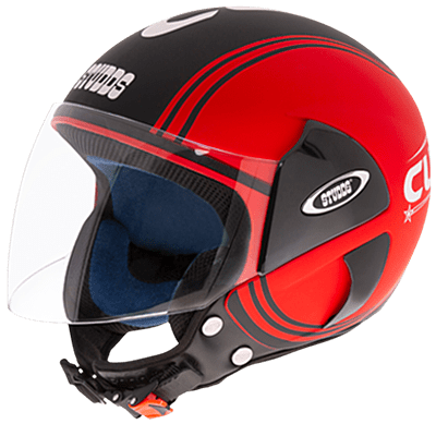 STUDDS CUB D4 MATT RED N9 BLACK C/V (L)