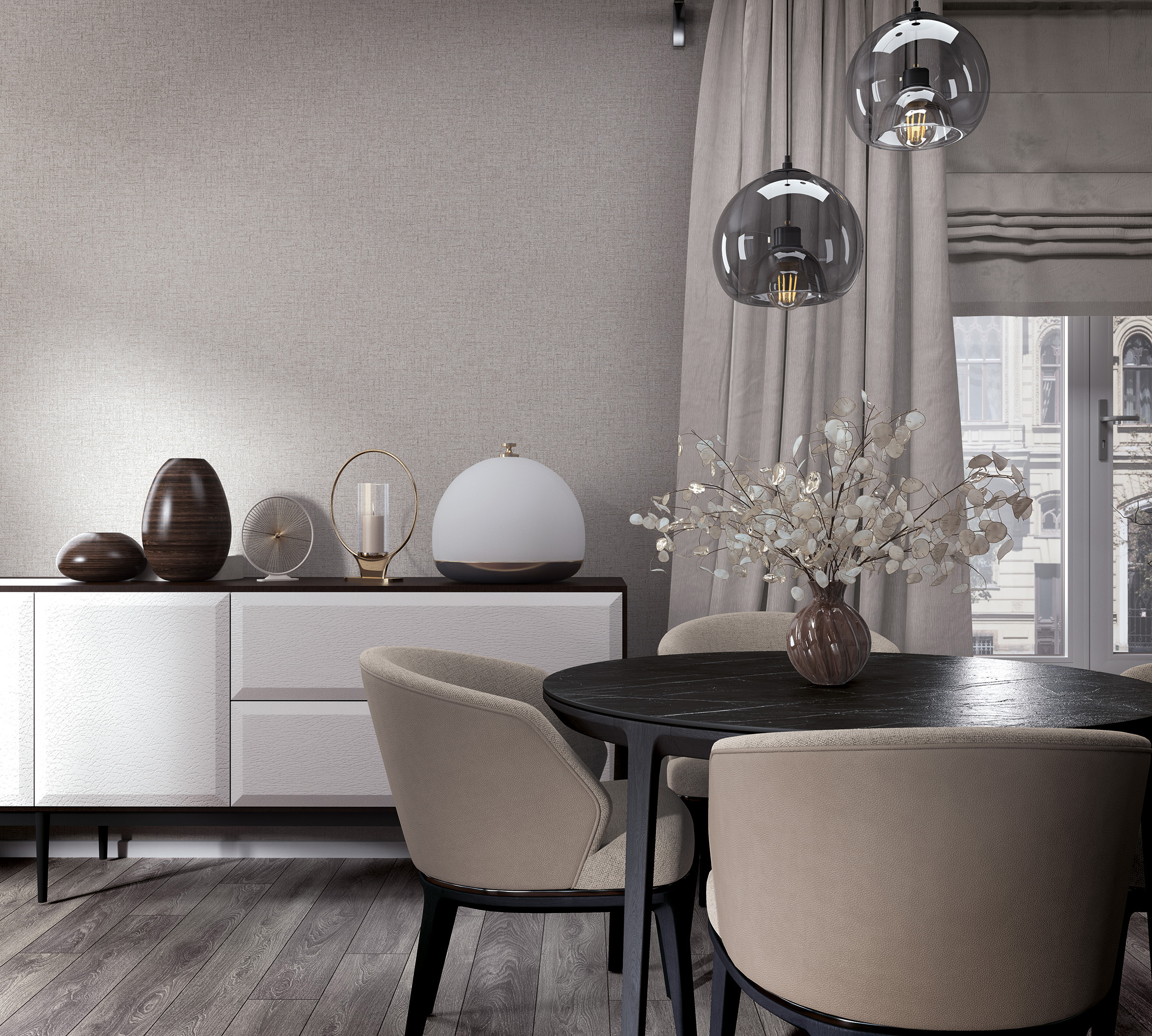 35110 Wallpaper City Romance