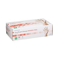 McKesson Vinyl Exam Gloves Clear Smooth Standard Cuff (BX/100EA)