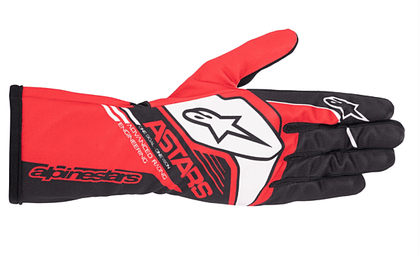 Alpinestars TECH-1 K RACE V2 CORPORATE GLOVES /Red/Black