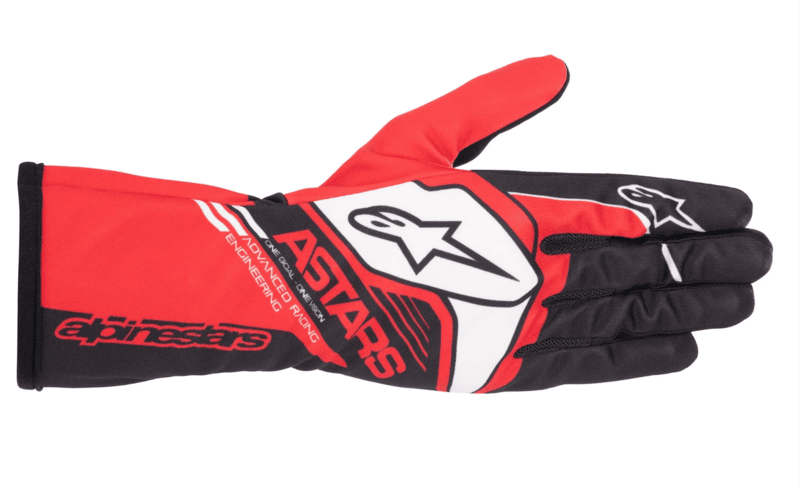Alpinestars TECH-1 K RACE V2 CORPORATE GLOVES /Red/Black