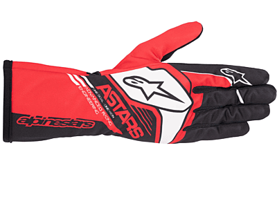 Alpinestars TECH-1 K RACE S V2 CORPORATE YOUTH GLOVES-Red/Black