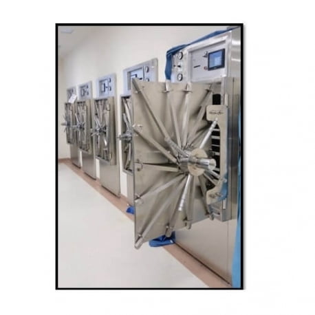 Esterilizador manual y automático de vapor autogenerado con capacidad de 677 litros Esterilizador manual y automático de vapor autogenerado con capacidad de 677 litros