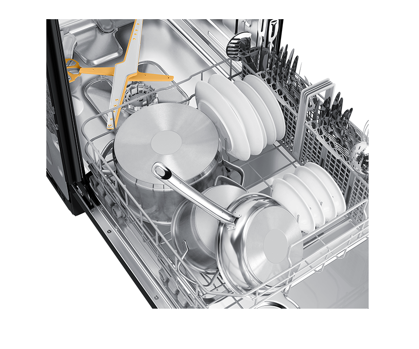 SAMSUNG Lavavajillas DW7000B DW80B6060UG incorporado con StormWash+™ 3 estantes WIFI, 12 meses Garantía General