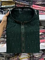 V792:Beautiful Embroidery Sequins Work Men's Kurta Pyjama Sets V792:Beautiful Embroidery Sequins Work Men's Kurta Pyjama Sets