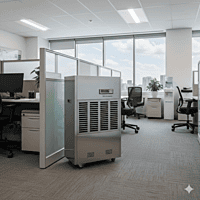 Powerful White Westinghouse 360 liter dehumidifier for preventing mold and dampness in large spaces.