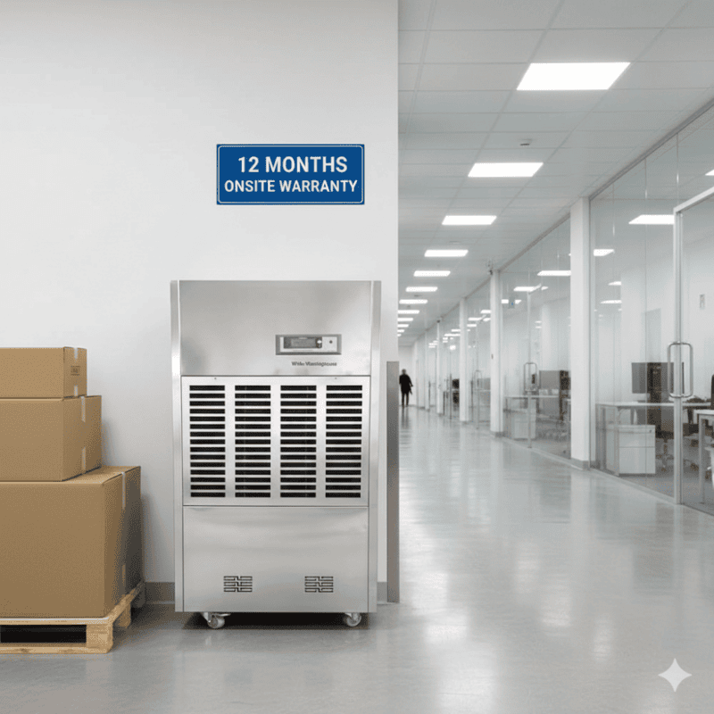 High-performance White Westinghouse WDE360S moisture absorber machine for commercial air quality.