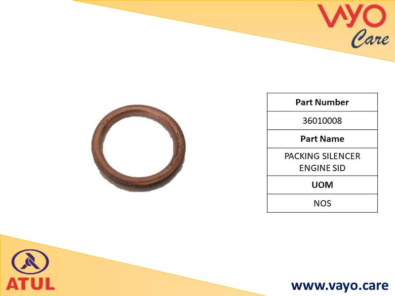 PACKING SILENCER ENGINE SID - 36010008 - GEMINI ULTRA