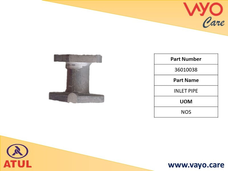 INLET PIPE - 36010038 - GEMINI ULTRA