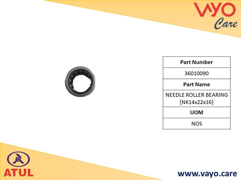 NEEDLE ROLLER BEARING(NK14 X 22 X 16) - 36010090 - GEMINI ULTRA
