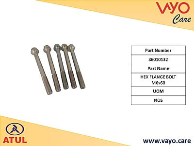 HEX FLANGE BOLT M6X60 - 36010132 - GEMINI ULTRA