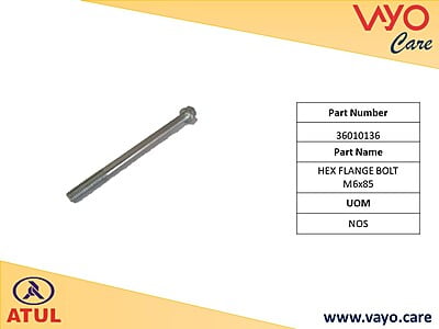 HEX FLANGE BOLT M6X85 - 36010136 - GEMINI ULTRA