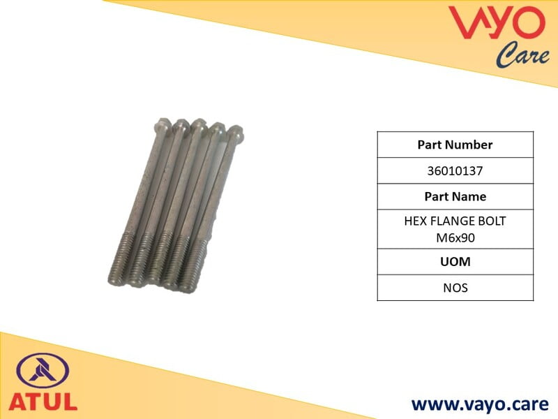 HEX FLANGE BOLT M6X90 - 36010137 - GEMINI ULTRA