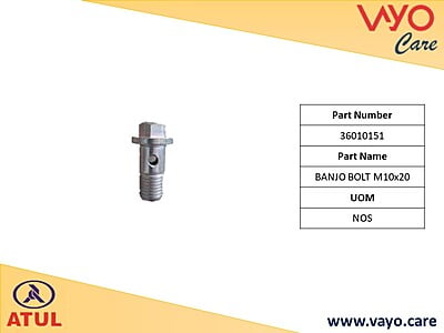 BANJO BOLT M10X20 - 36010151 - GEMINI ULTRA