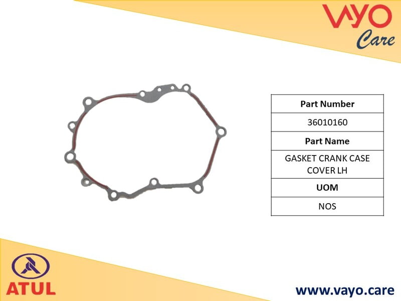 GASKET CRANK CASE COVER LH - 36010160 - GEMINI ULTRA