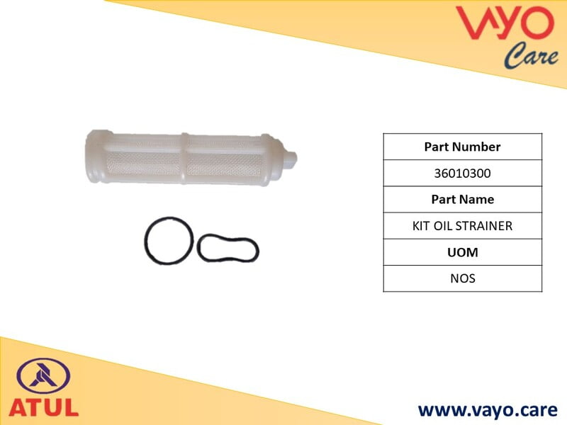 KIT OIL STRAINER - 36010300 - GEMINI ULTRA