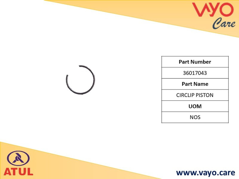 CIRCLIP PISTON - 36017043 - GEMINI ULTRA
