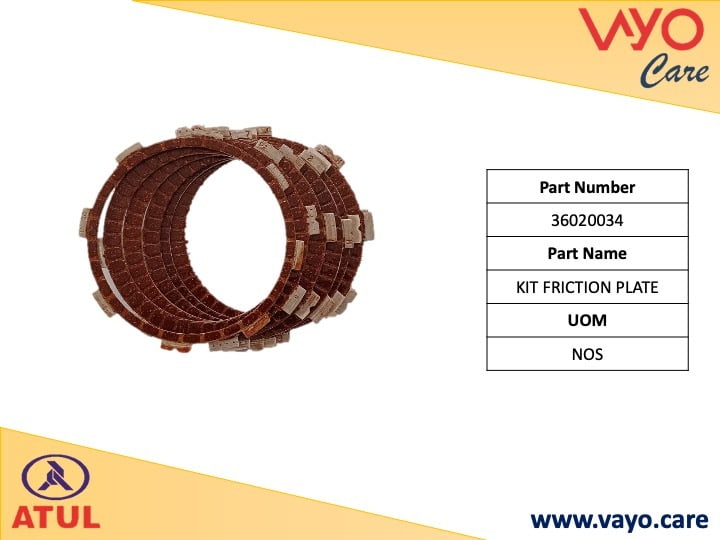 KIT FRICTION PLATE - 36020034 - GEMINI ULTRA