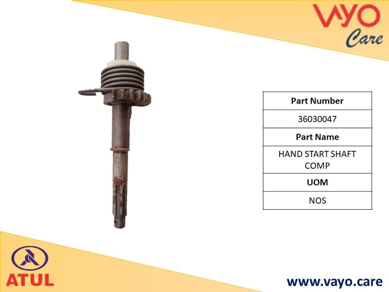 HAND START SHAFT COMP - 36030047 - GEMINI ULTRA