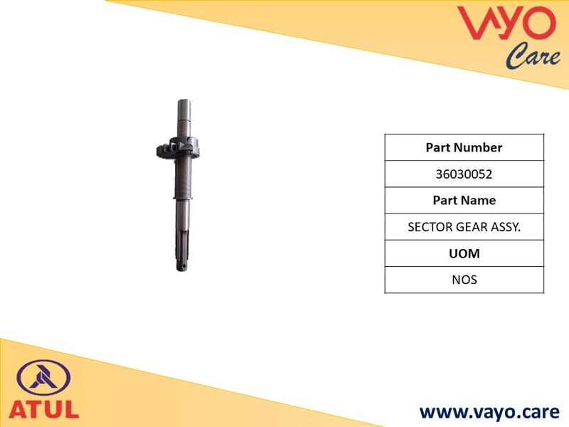 SECTOR GEAR ASSY. - 36030052 - GEMINI ULTRA