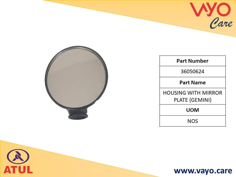 HOUSING WITH MIRROR PLATE (GEMINI) - 36050624 - GEMINI ULTRA