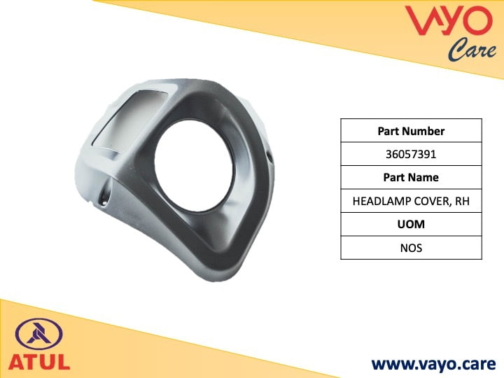 HEADLAMP COVER, RH - 36057391 - GEMINI ULTRA