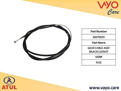 GEAR CABLE ASSY (BLACK) (LENGT - 36070035 - GEMINI ULTRA