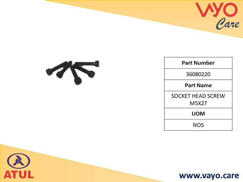 SOCKET HEAD SCREW M5X27 - 36080220 - GEMINI ULTRA