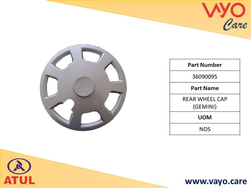 REAR WHEEL CAP (GEMINI) - 36090095 - GEMINI ULTRA