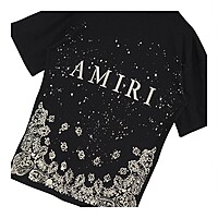 Playera Amiri Estampado Floral Bandana de Lujo