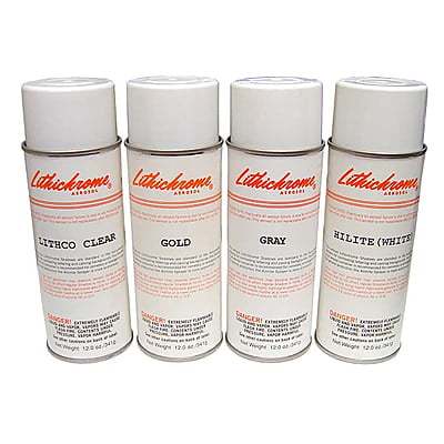 Lithichrome Aerosol Stone Paint - Gray, 12 oz Lithichrome Aerosol Stone Paint - Gray, 12 oz