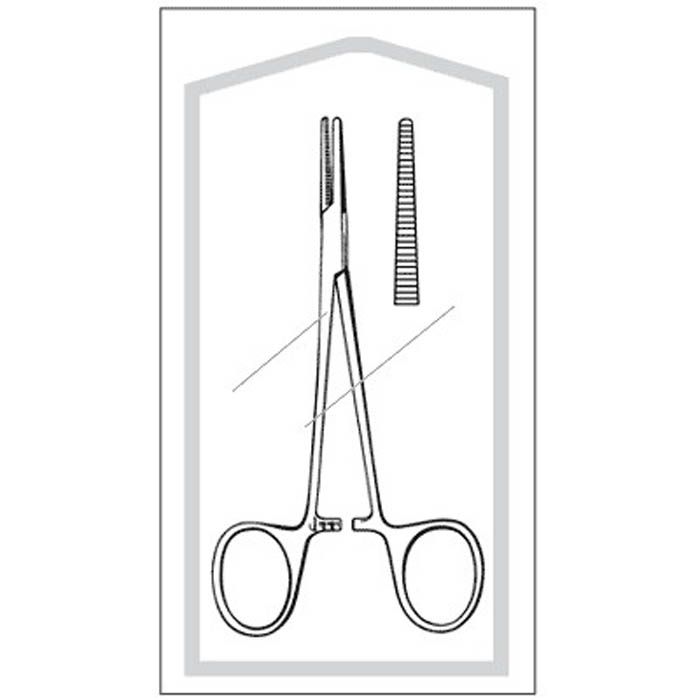 Econo Sterile™ Halsted Mosquito Forceps 5 Inch Straight Sterile