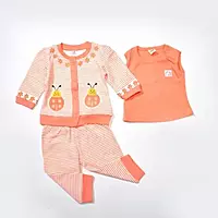 Girls - 2 Tops with Pant -- Hoisiery make